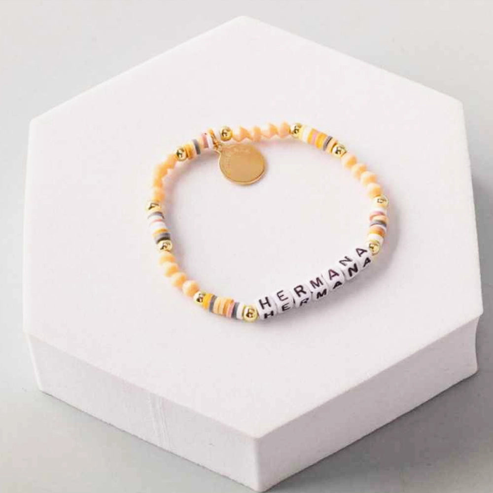 Hermana Disc Bead Coin Bracelet - Chic Bohemian Beaded Jewelry (BL18276)