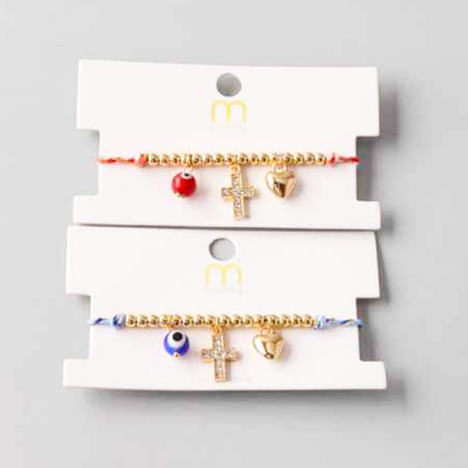 Elevate Your Spirit: Handcrafted Spiritual Charms Beaded Braided Bracelet (BL18375)