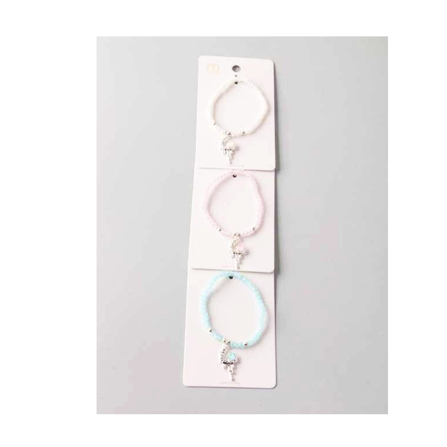 Celestial Elegance: Melted Moon Crystal Beaded Bracelet (BL18386)