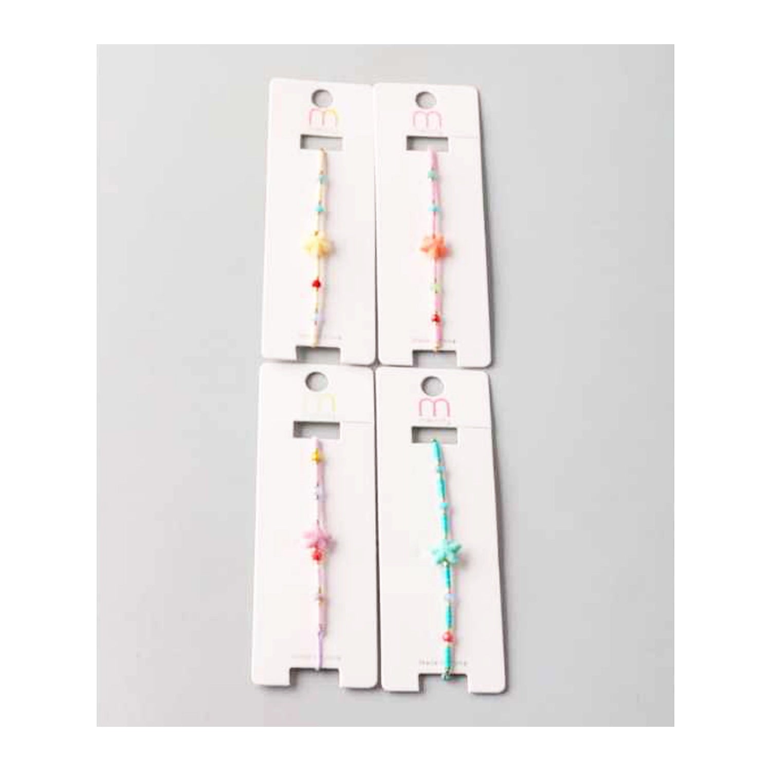 tarfish Bead Dainty String Bracelet - Adjustable Summer Beach Jewelry (4 Styles) (BL18393)