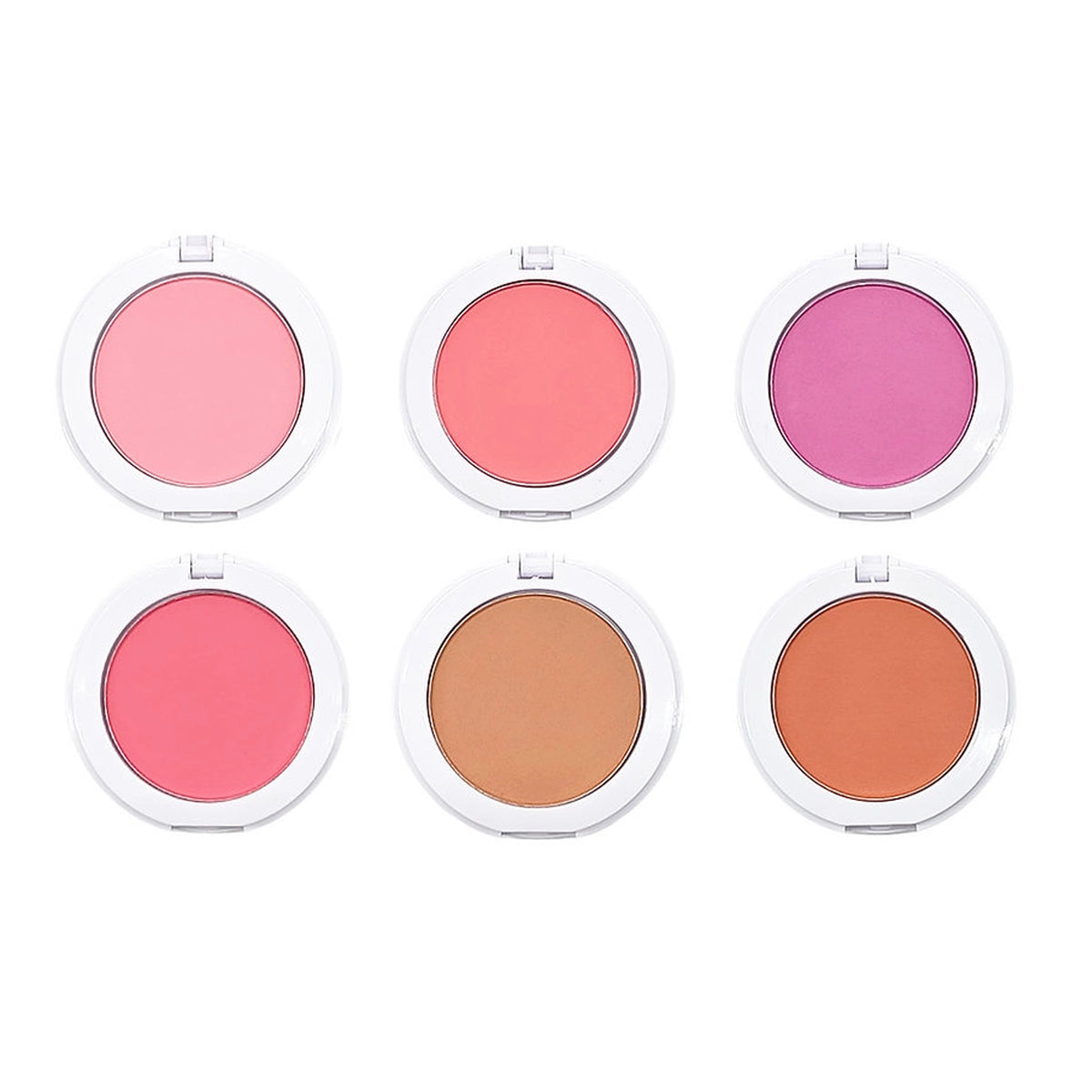Amuse Matte Blush Compact with Mirror & Applicator Brush