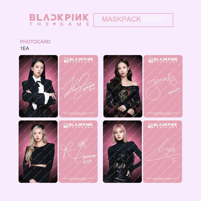 S.HE -  "BlackPink the Game" Jennie Collagen Mask Pack