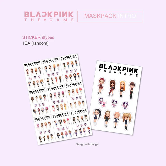 S.HE -  "BlackPink the Game" Jennie Collagen Mask Pack