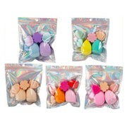 Professional Makeup Blending Kit - Assorted Sizes & Shapes with Resealable Travel Bag (BT16)