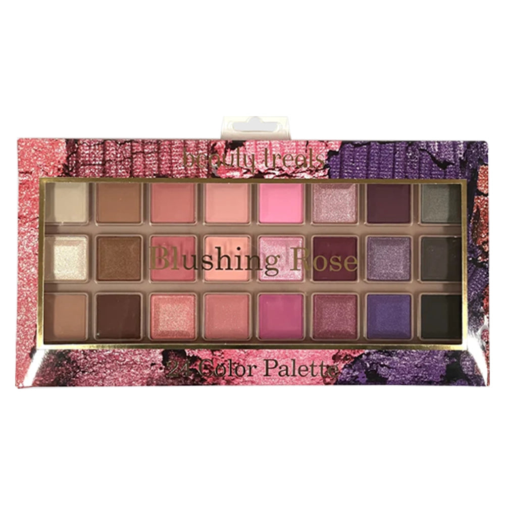 Beauty Treats - Blushing Rose 24 Rose Color Eyeshadow pallete