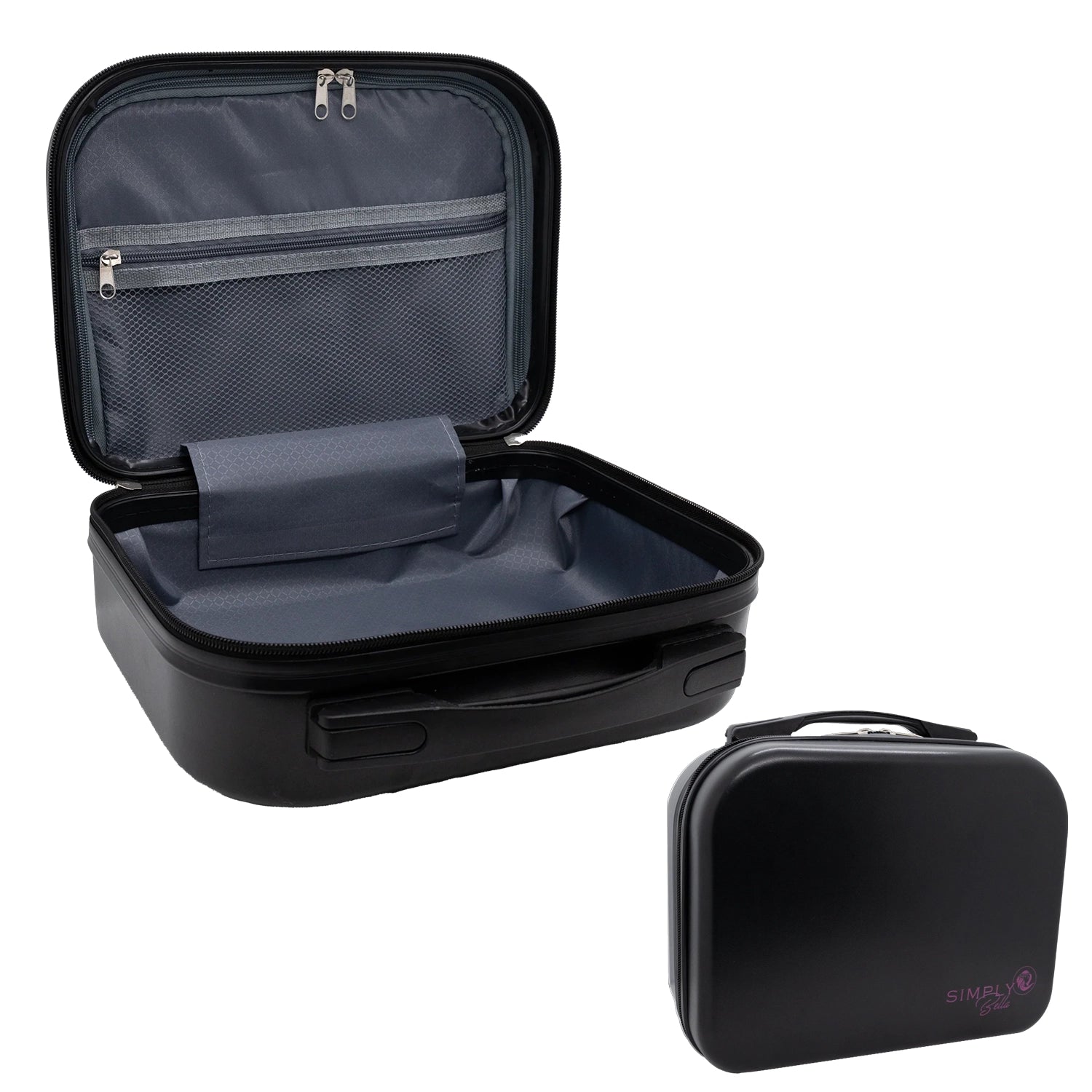 Simply Bella - Hard Portable Makeup Case (Black)