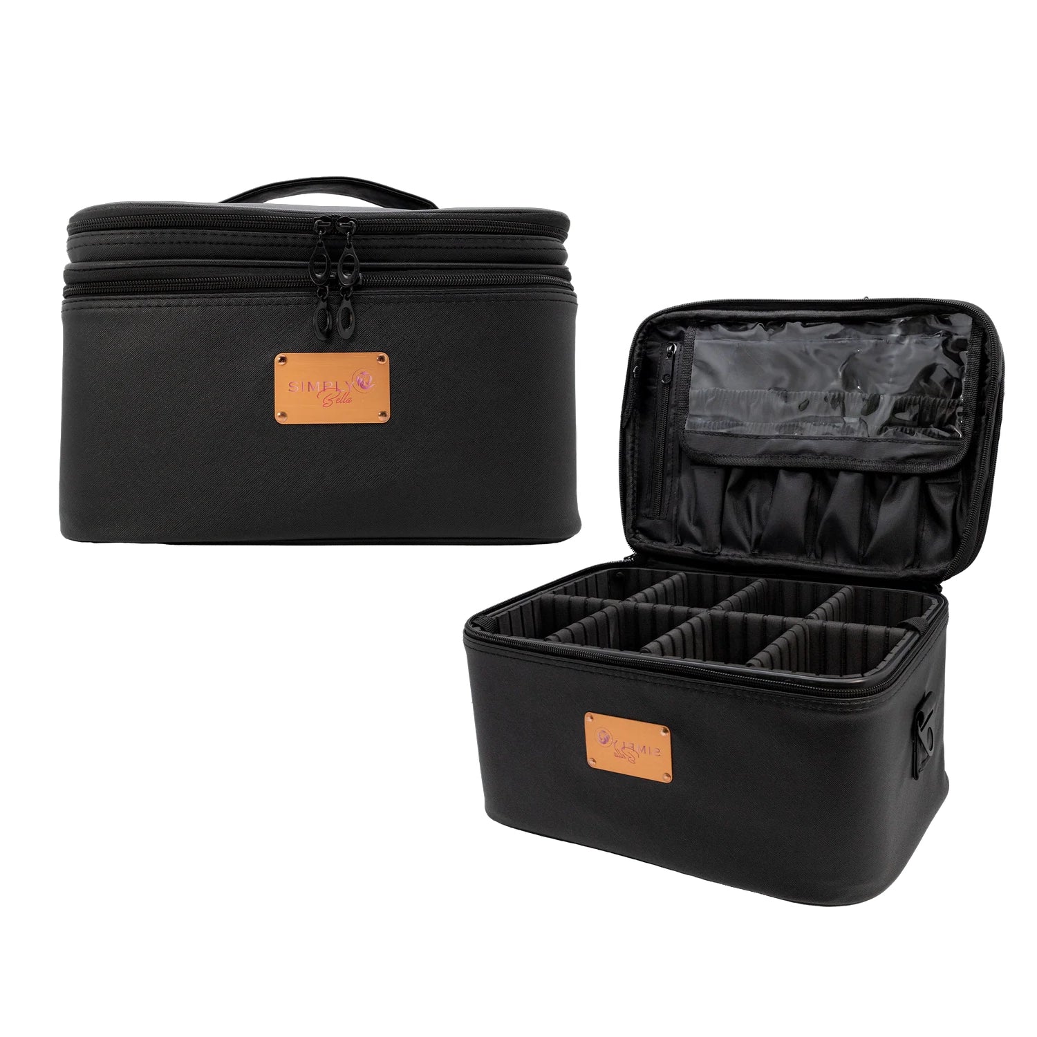 Simply Bella - Brush 'n' Beneath Travel Organizer: Elevate Your Beauty on the Go