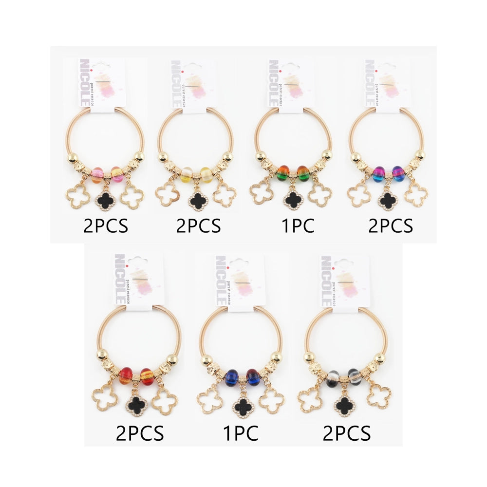 Four-Leaf Clover Charm Bracelet (CB2267)