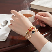 Four-Leaf Clover Charm Bracelet (CB2267)