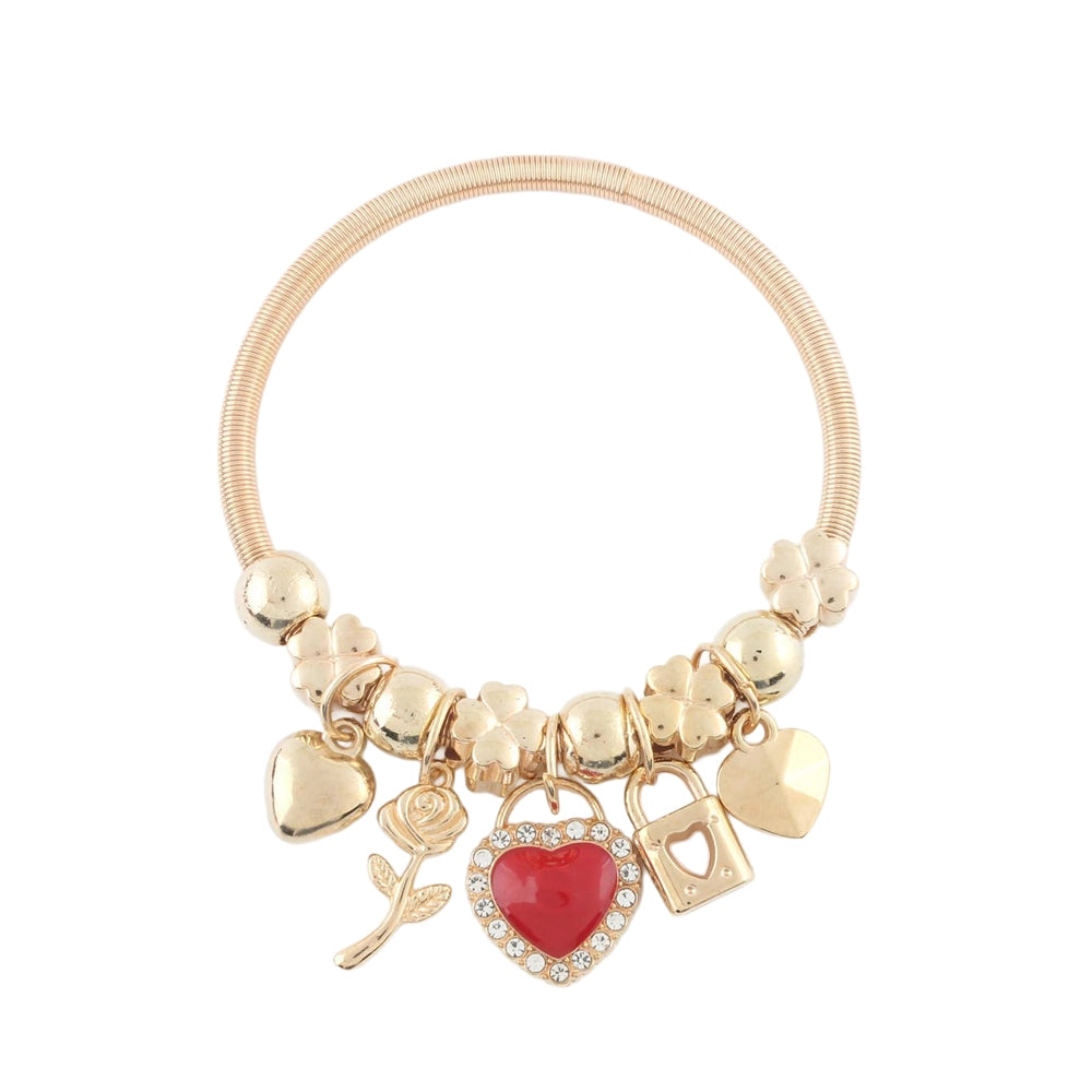 Enchanting Love Charm Bracelet - The Perfect Valentine's Gift