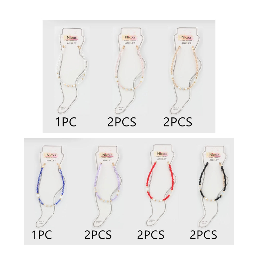 Stylish Beaded Anklet Collection - Perfect Footwear Accessory