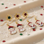 Christmas Dangle & Stud Earring Sets - Festive Holiday Jewelry