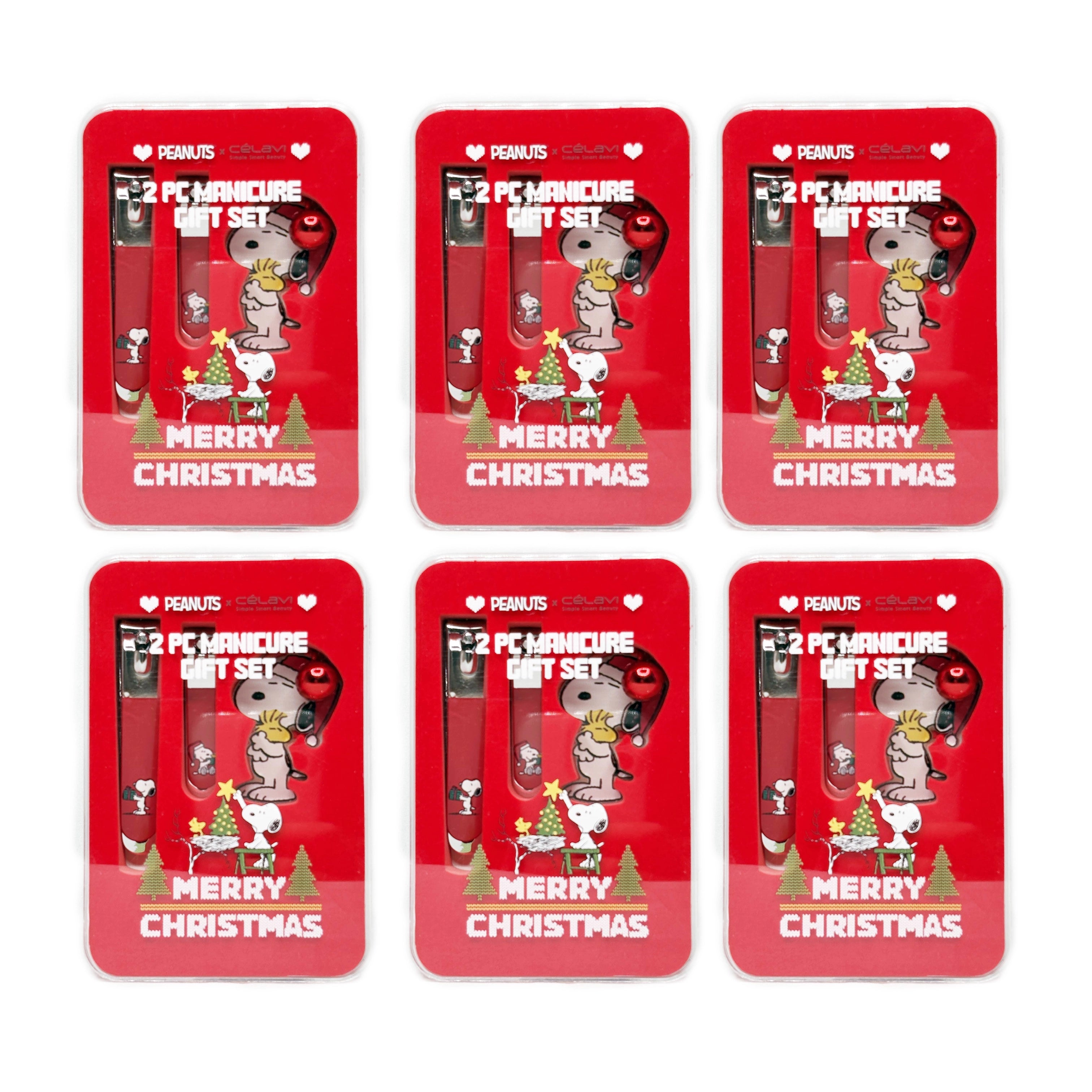 Celavi - Peanuts Holiday 5pc Manicure Set