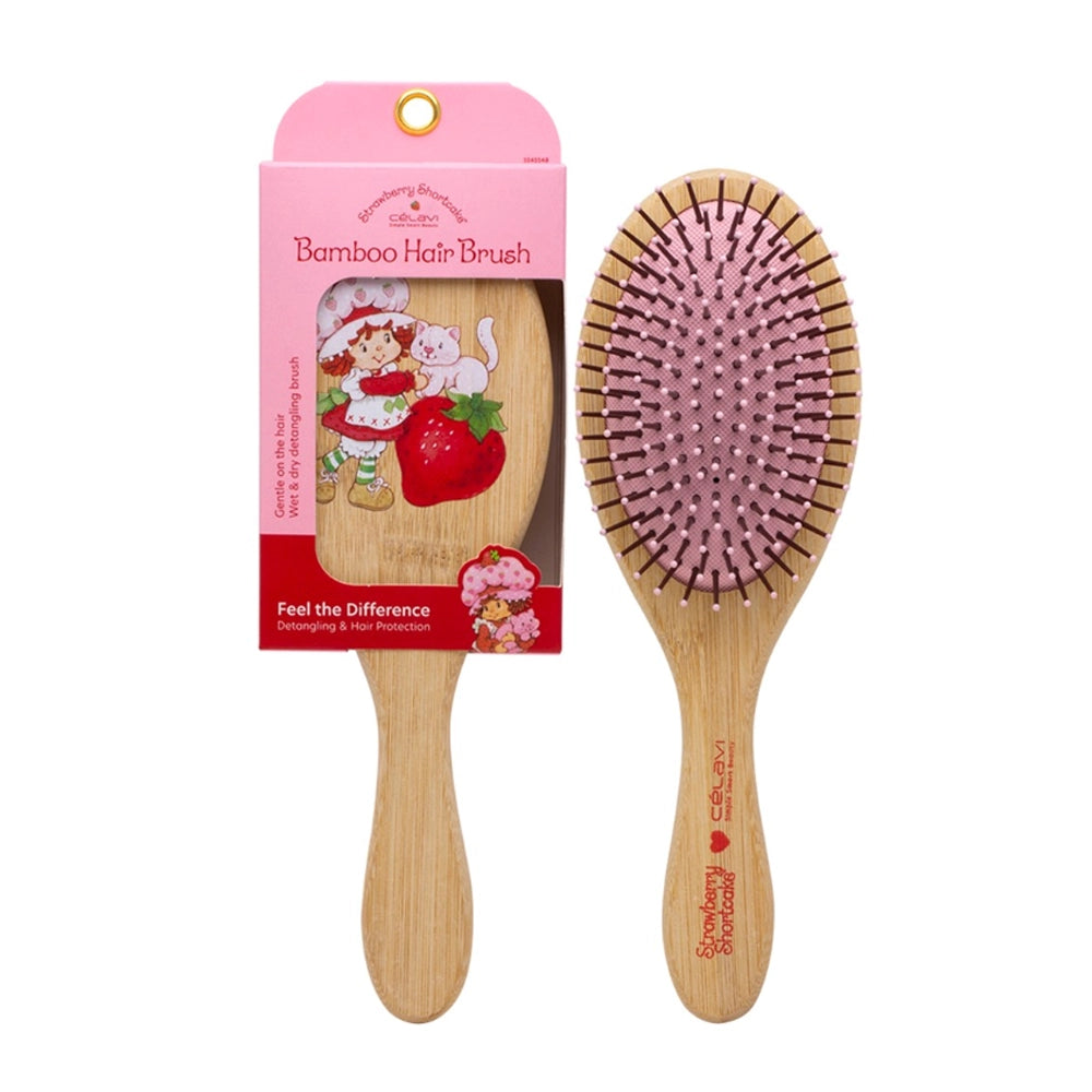 Celavi - Strawberry Shortcake Bamboo Hair Brush