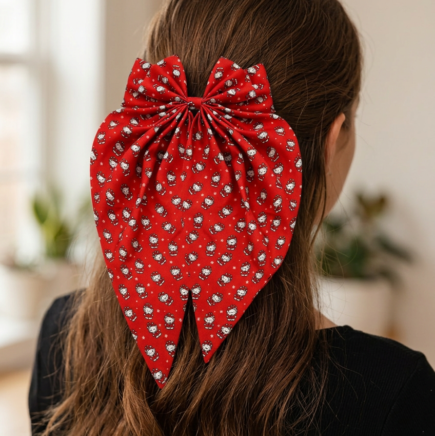 Christmas Holiday Glitter Reindeer Antler &amp; Plush Ear Headband with Jingle Bells (CHC-6050)