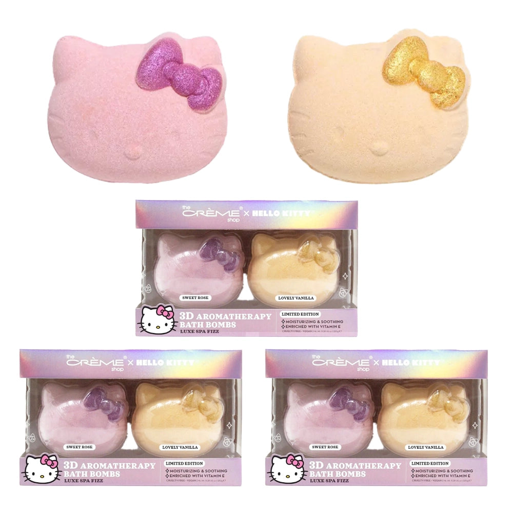 The Creme Shop - Hello Kitty 3D Aromatherapy Bath Bombs