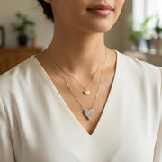 Dazzling Double-Layer Heart Necklace - Perfect Valentine's Gift!