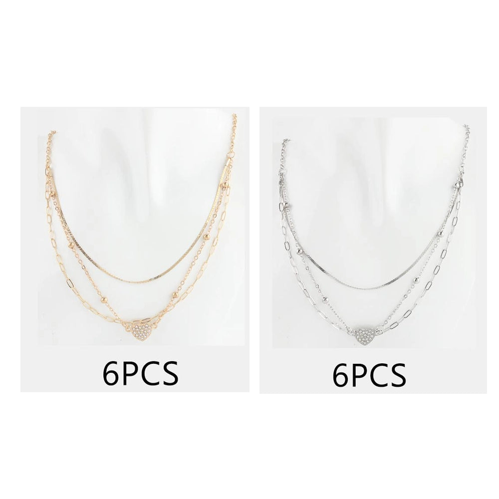 Irresistible Multi-Layer Heart Necklace - Valentine's Day Ready!