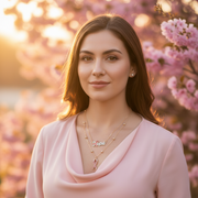 Pink Ribbon Awareness Layered Necklace Set – Rhinestone Breast Cancer Awareness Pendant Jewelry (CK2404)