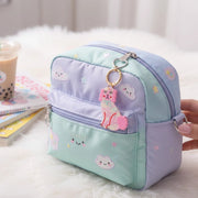 Poodle/Shih Tzu Inspired Iridescent Dog Keychain