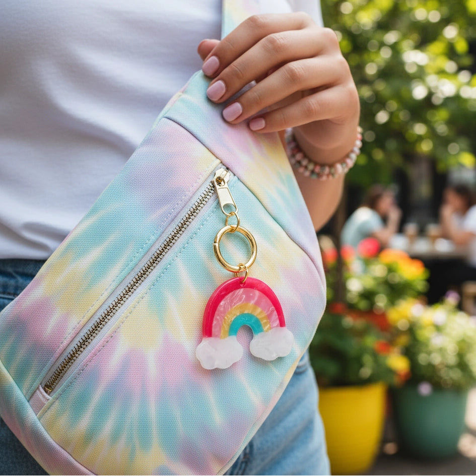 Charm Pop Rainbow Keychain - Where Your Charm Goes Too!