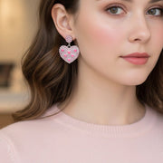 Sparkling Crystal Heart Drop Earrings – Romantic Statement Jewelry