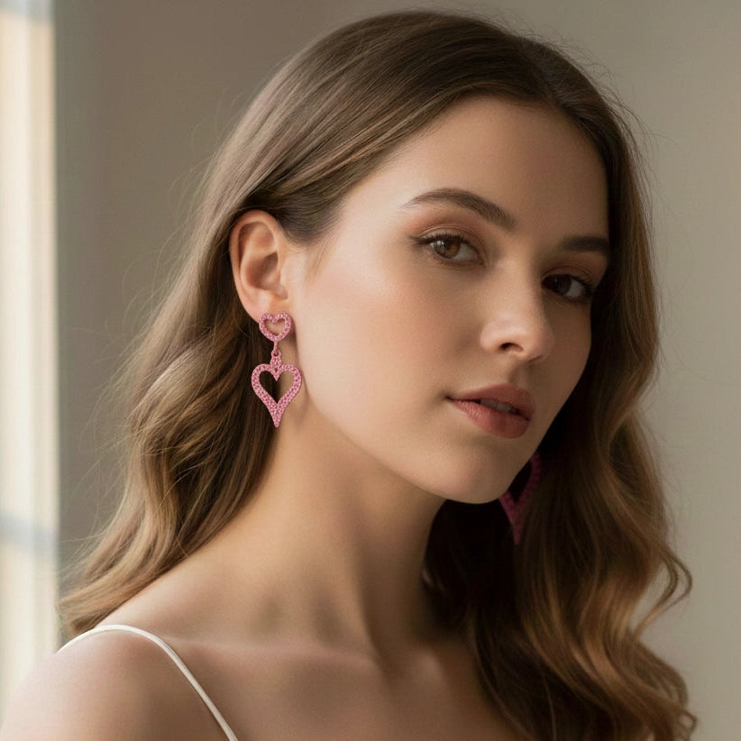 The Dainty Sparkle Gold Drop Earrings | Minimalist Everyday Huggie Hoops