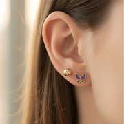 Stainless Steel Butterfly & Micro Stud Collection