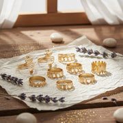 Step Into Summer Style with the 10-Piece Adjustable Gold Toe Ring Set