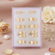 Ultimate 10-Piece Adjustable Toe Ring Set (Gold & Silver Tone)