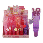 Rimocoo Shine High Lip Gloss with Charm – Hydrating Glossy Lip Moisturizer, 24PCS (DNV-3794)
