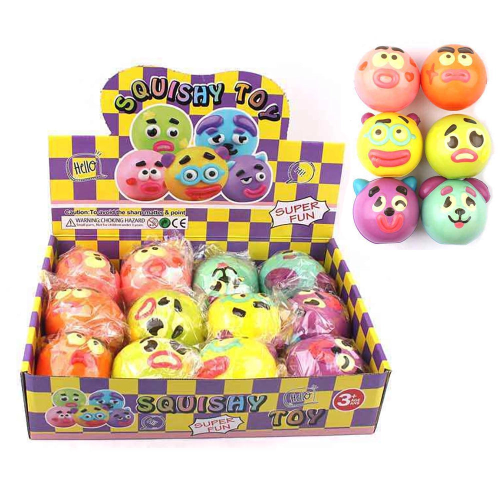 Cute Animal Face Sponge Squishy Toy – Soft Slow-Rising Sensory Fidget Toy (TY-0169)
