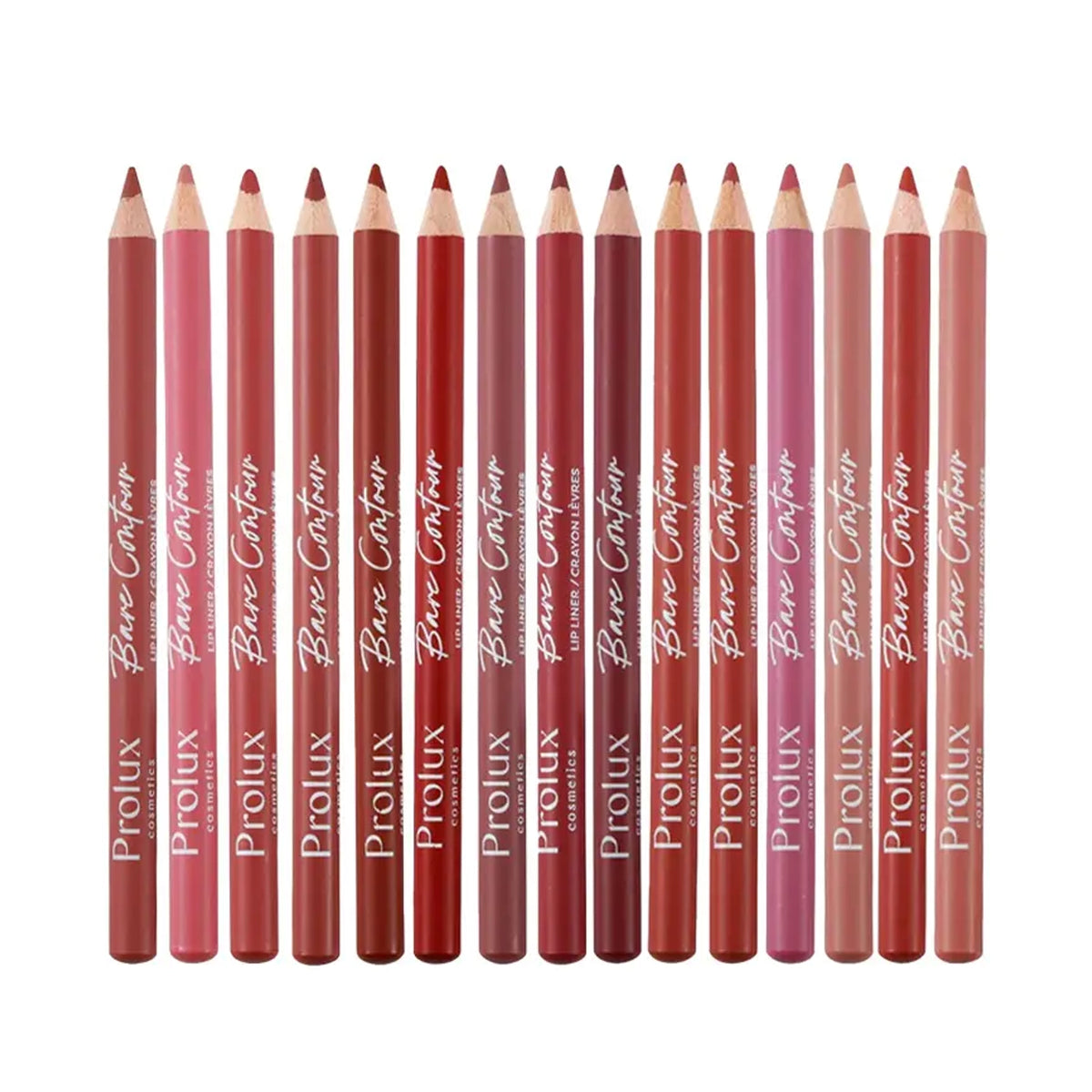 Prolux D837 Bare Contour Lip Liner Retail Display Set – 120 Pcs