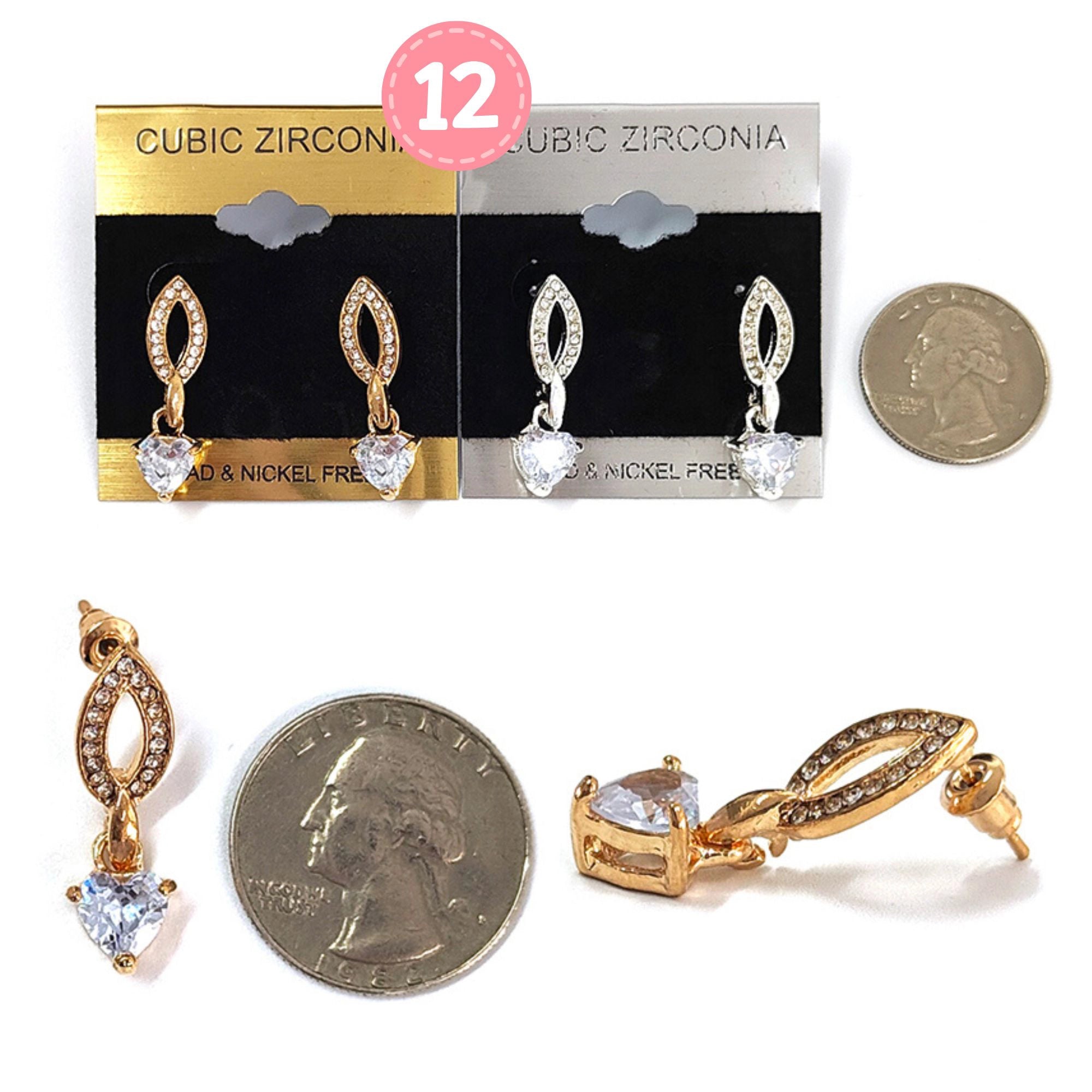 Earrings - 149 DEC7017GS