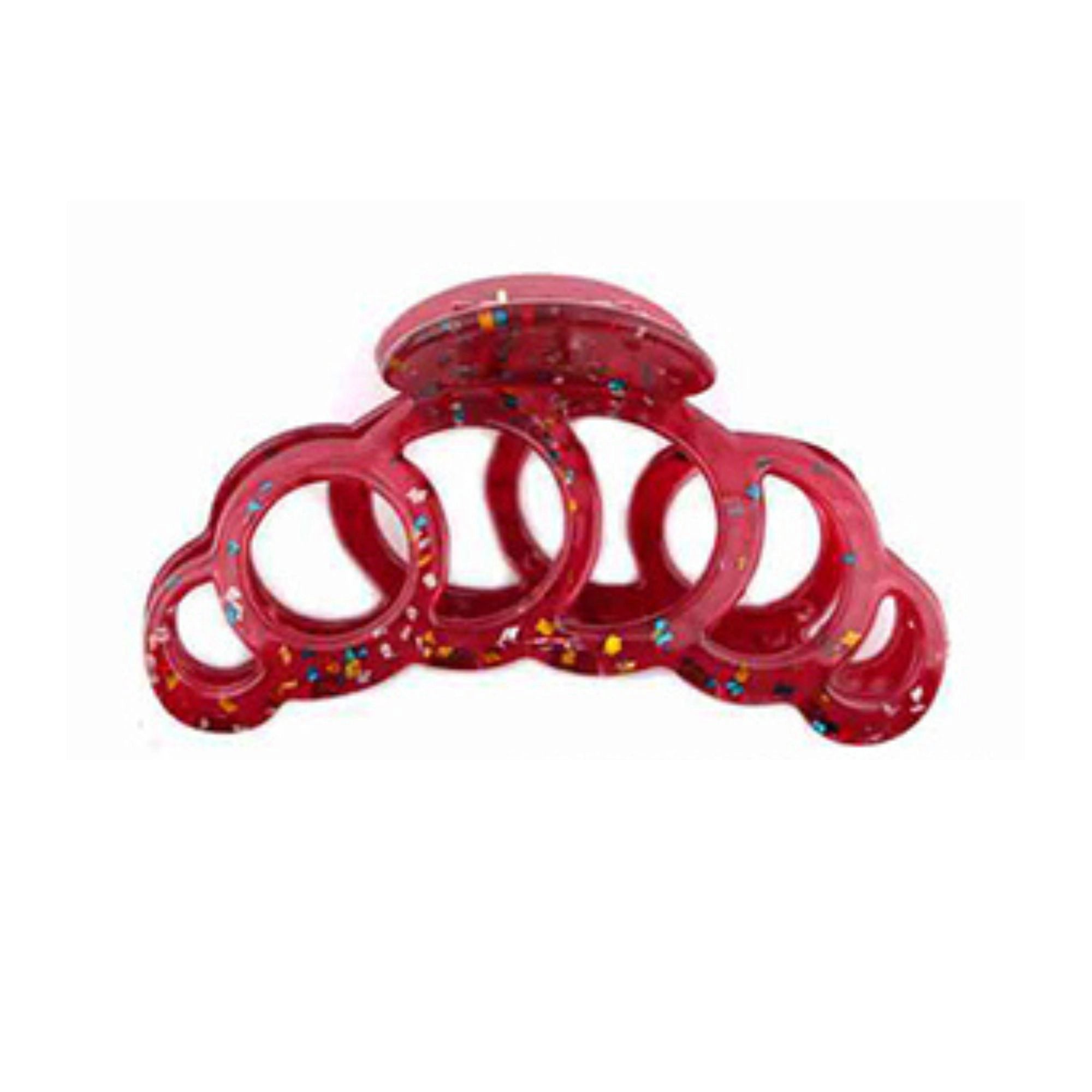 Confetti Loop Hair Claw Clip for Medium Hair | 9CM