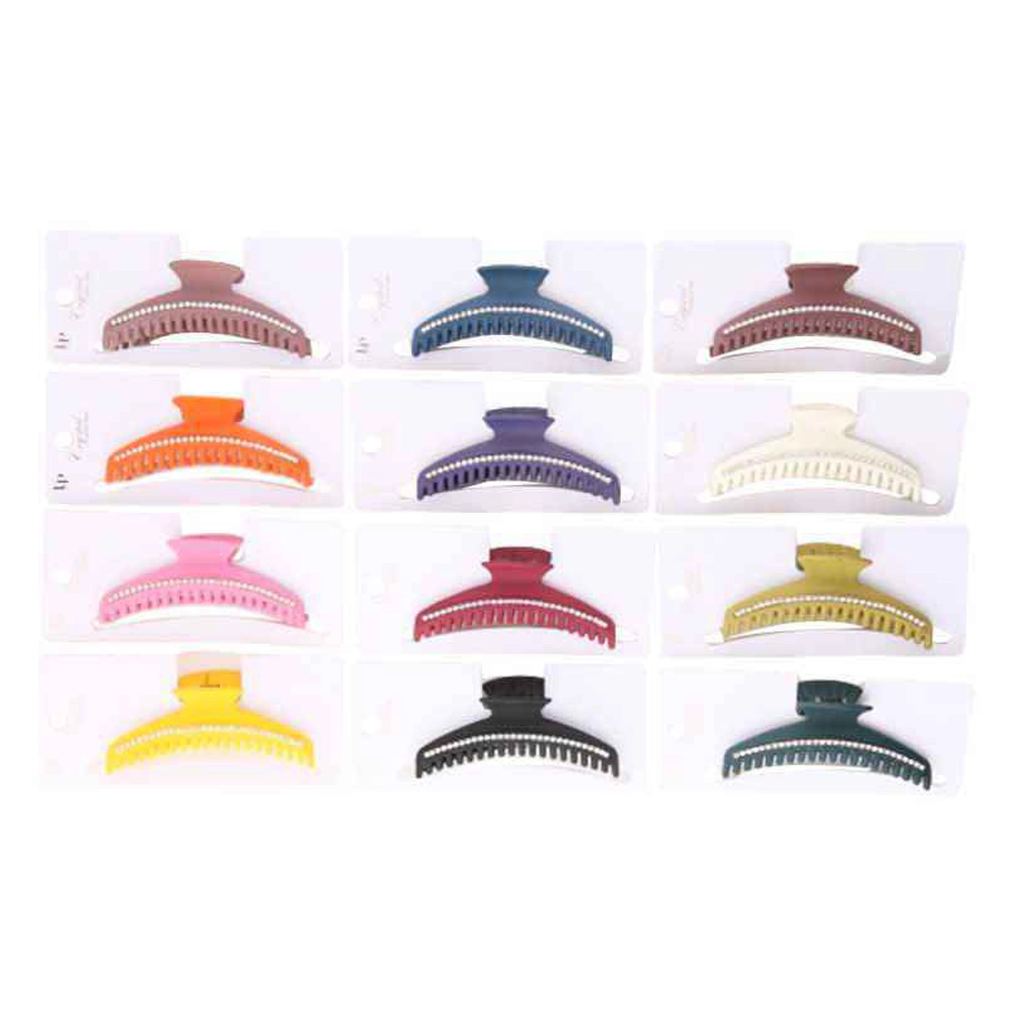 Matte Rhinestone Claw Clip for Secure, Effortless Style