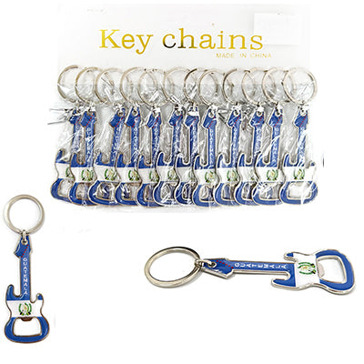 Guatemala Flag Guitar Keychain & Bottle Opener | Unique Central American Souvenir
