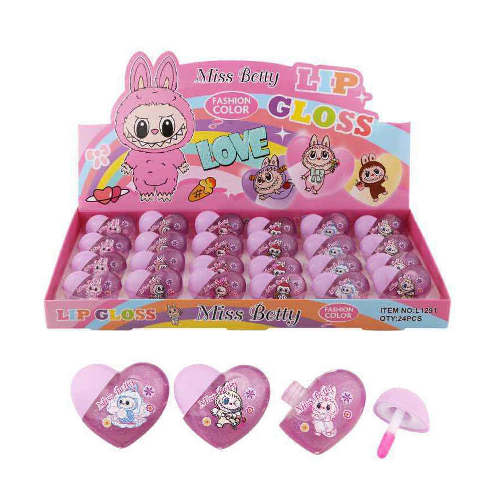 Miss Betty Heart Moisturizing Lip Gloss (L1291)