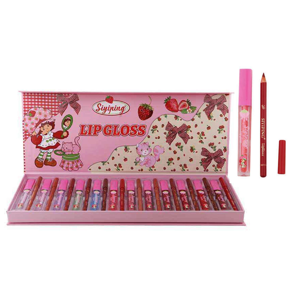 Strawberry Lip Gloss and Lip Liner (LG088)