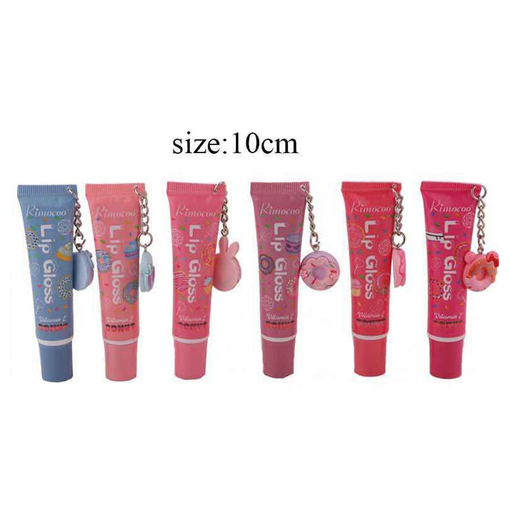 Gorgeous Squeeze Tube Lip Gloss with Charm Keyring (R5135)