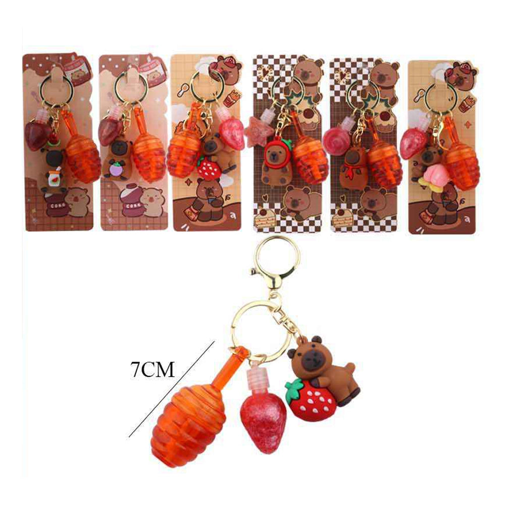 Bear & Honey Pot Keychain Lip Gloss (DNV-3262)