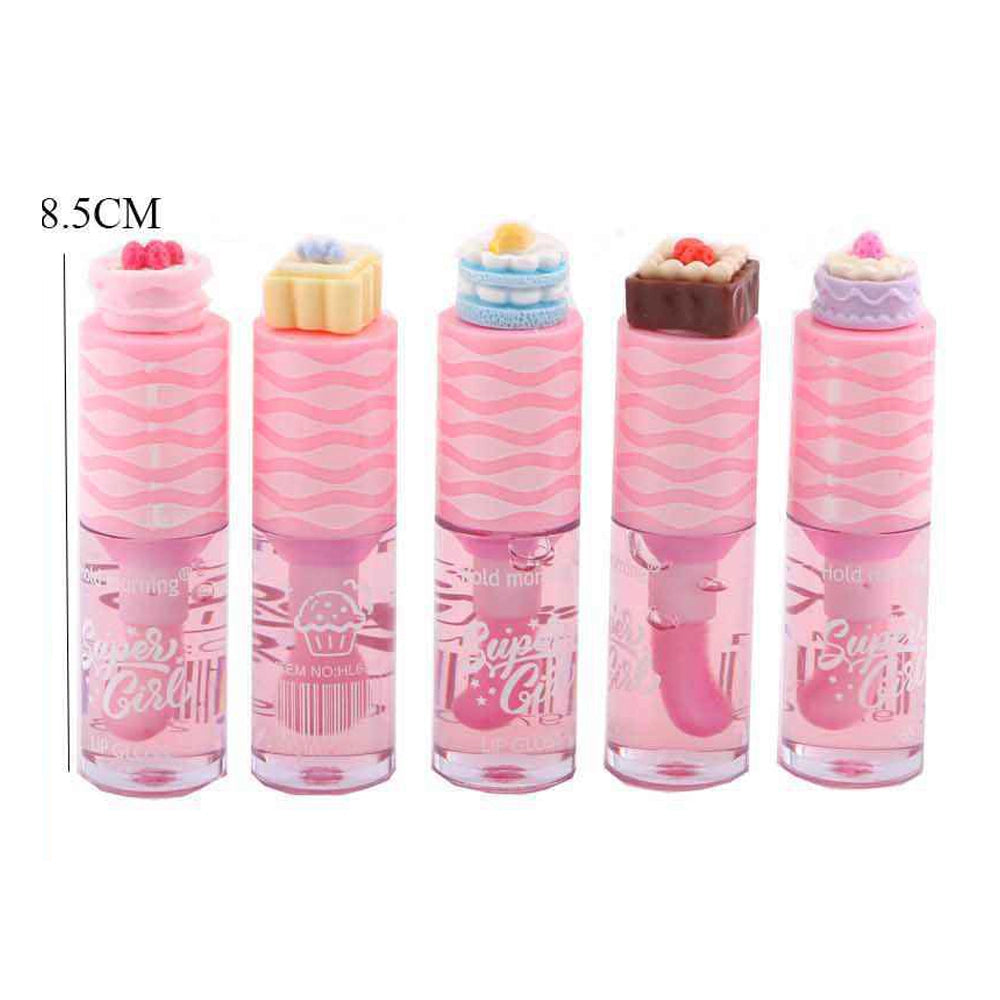 Cute Dessert Lip Gloss Set – Sweet Girl Moisturizing Lip Gloss Collection (DNV-3266)