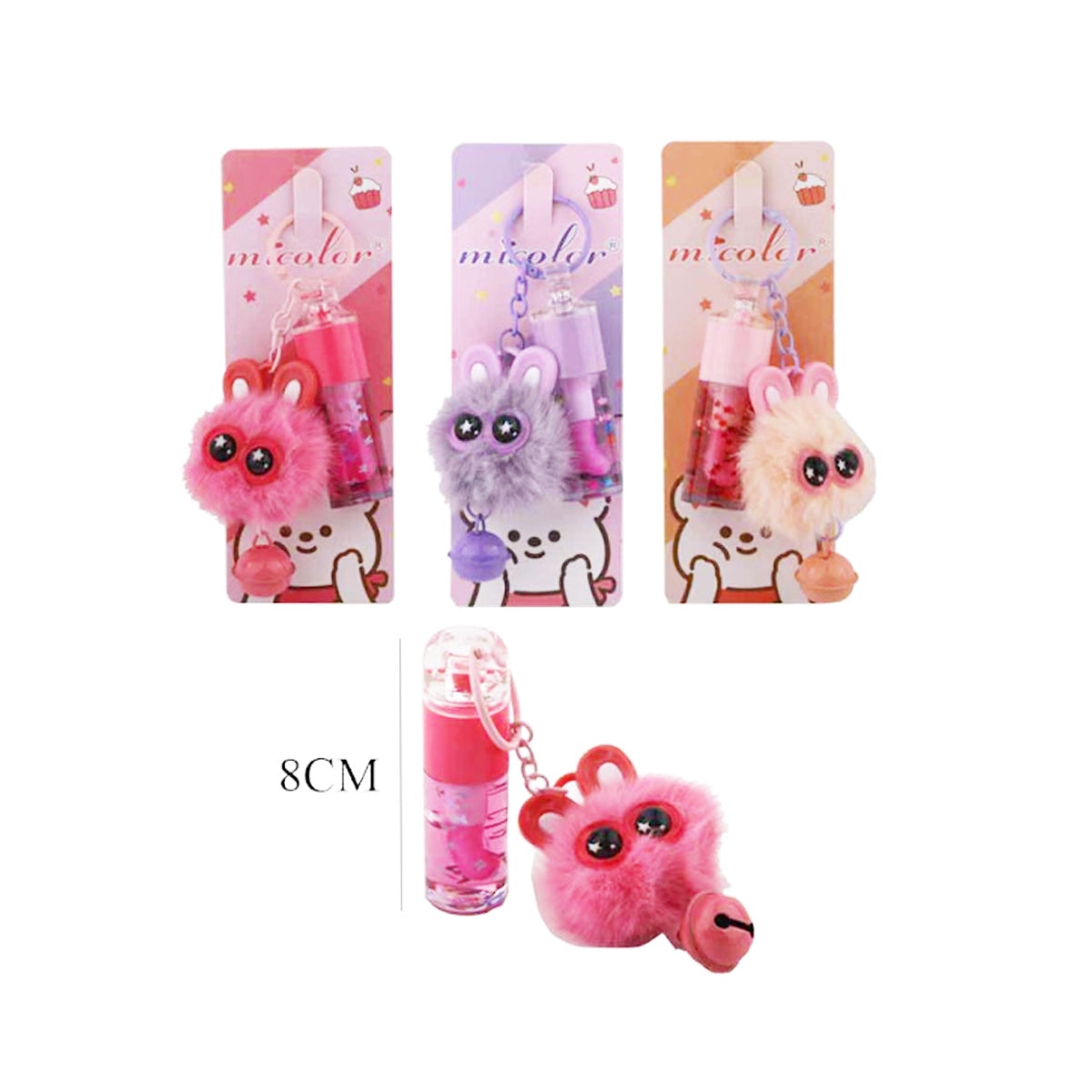 Micolor Lip Gloss Keychain Collection DNV-3307