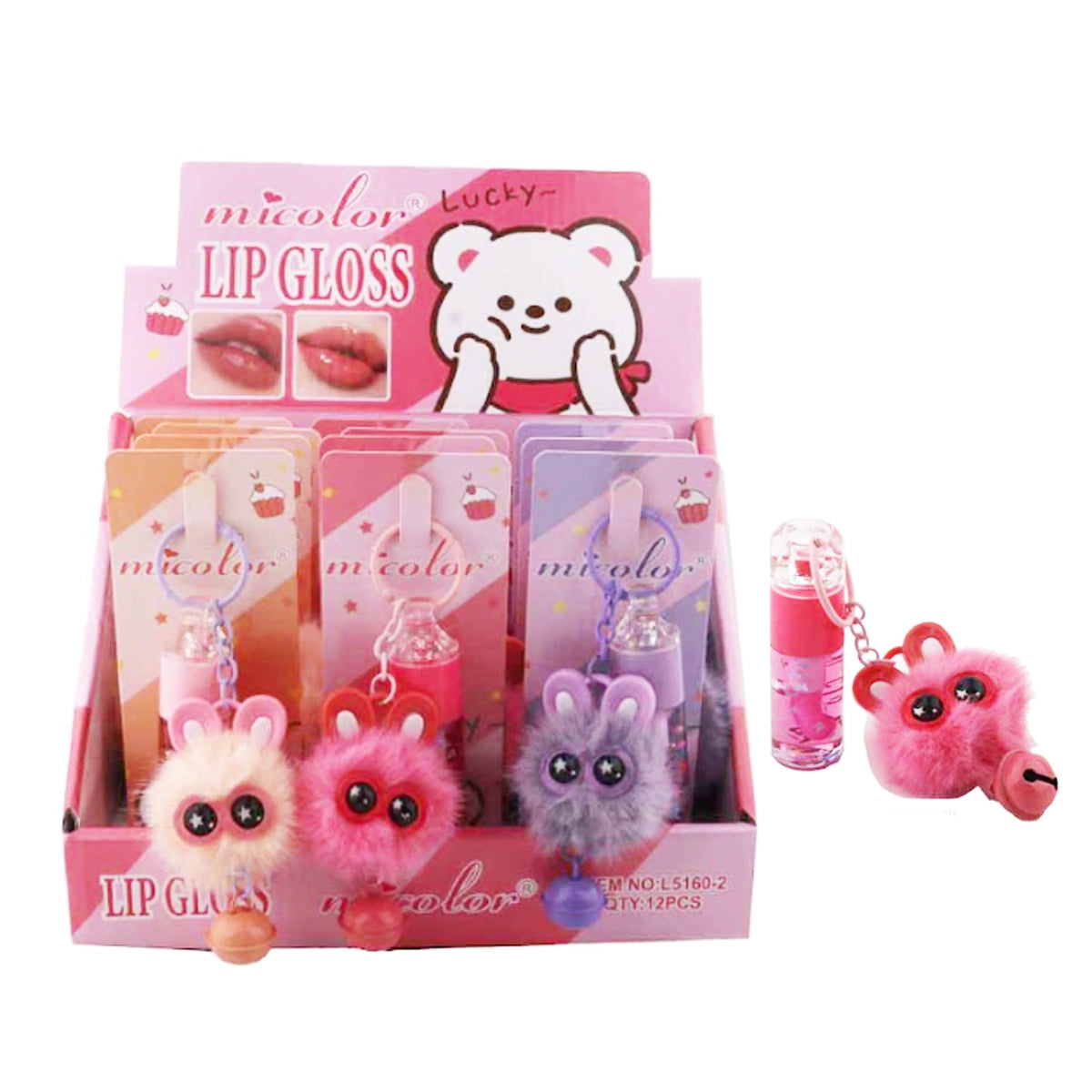 Micolor Lip Gloss Keychain Collection DNV-3307