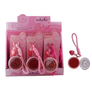 Micolor Heart Charm Portable Blush Compact – Mini Travel Size 7cm (DNV-3312)