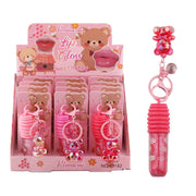 Rimocoo "Sweet Honey" Bear Lip Gloss Keychain Set (DNV-3371)