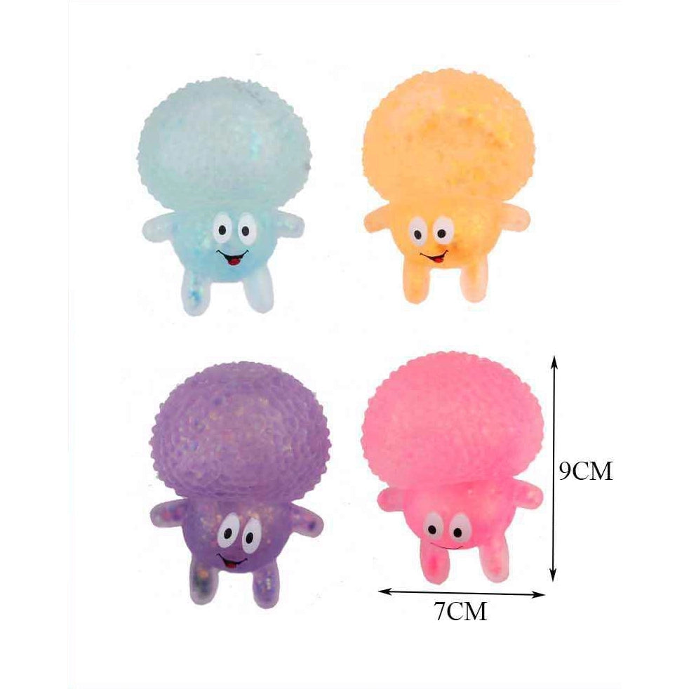 12-Piece Cute Mushroom Squishy Stress Ball Set – Squeezable Decompression Fidget Toys for Kids & Adults (9cm x 7cm) (DNV-3499)