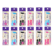 PB & Jay Pro Eyelash Curler with Built-In Lash Comb & Textured Silicone Grips – 4-Color (12pcs)