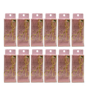 Gold Eyelash Curler - Professional Precision Lash Tool (12 Pack)