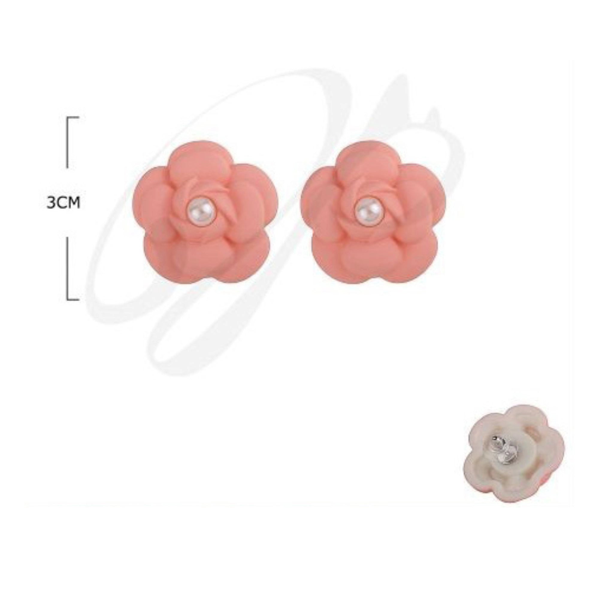 Vibrant Floral Stud Earrings | Colorful Resin Flower Petal Jewelry